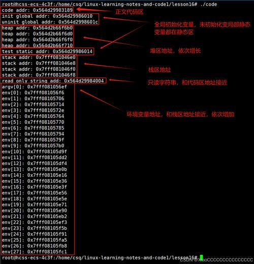 在c语言中 变量所分配的内存空间大小