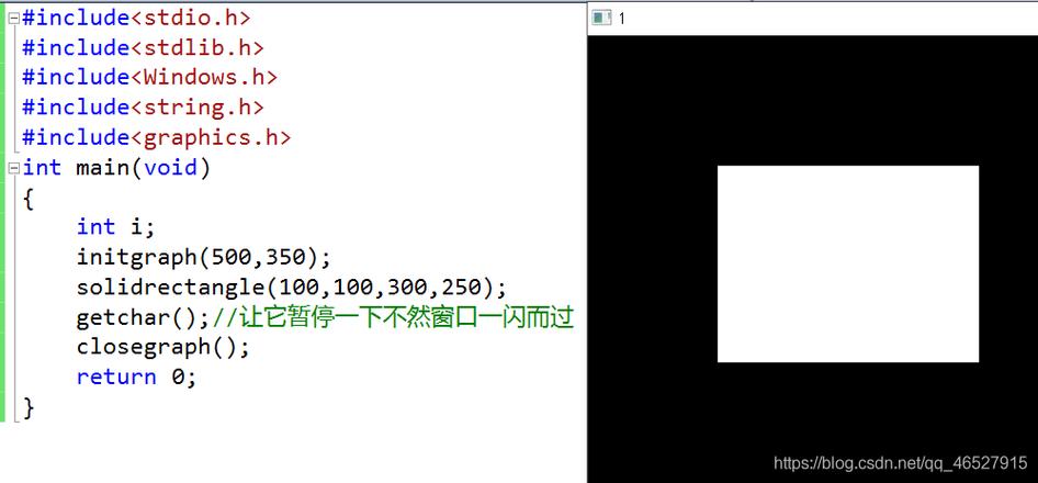 c语言 fillrectangle