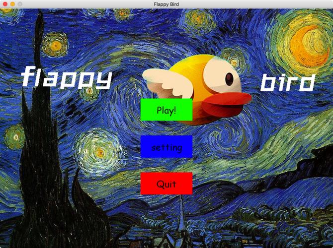 c语言版 flappy bird