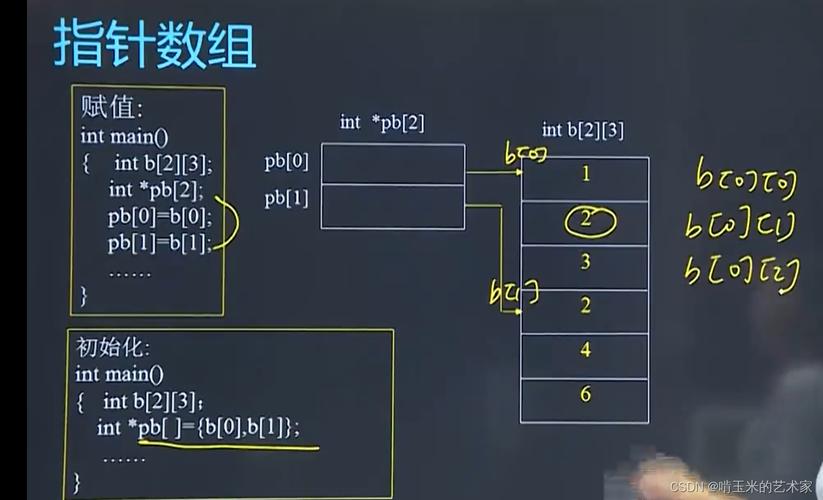 c语言 一维数组指针数组指针数组