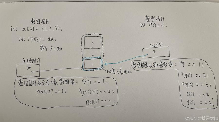 c语言 数组赋值给指针变量