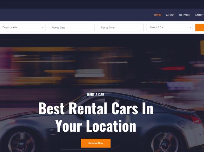 dede 汽车网站模板